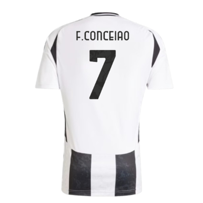 2024-2025 Juve Home Shirt (F.Conceiao 7) Reinforced Seams
