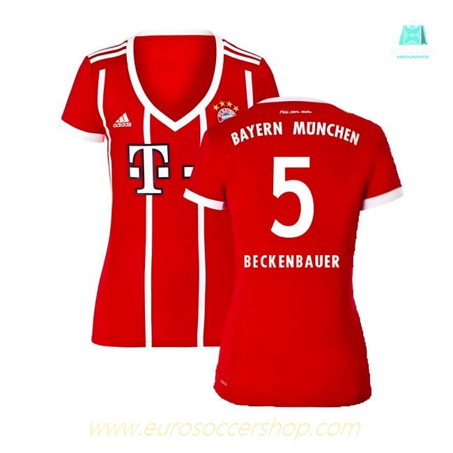 Bayern Munich 2017-18 Womens Home Shirt (XL) ((Excellent) XL) (Beckenbauer 5)