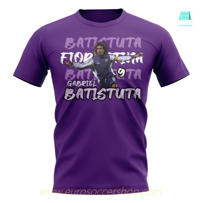 Gabriel Batistuta Graphic Player Tee (Purple)