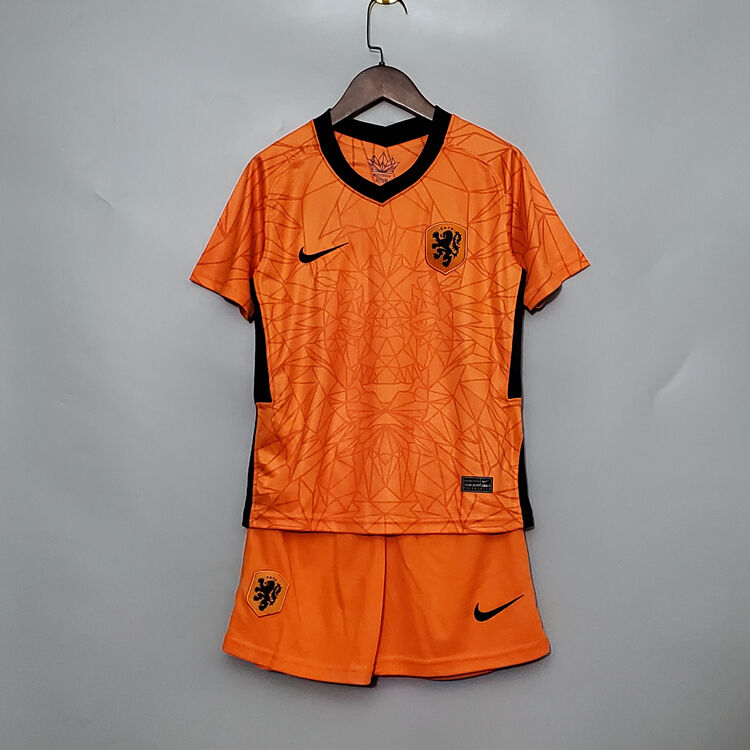 Netherlands Soccer Shirt 2020-21 kids Home Soccer KitShirtShorts -