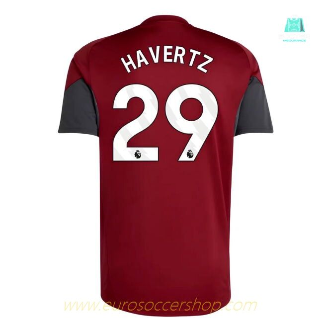 2025-2026 Arsenal EU Training Jersey (Burgundy) (Havertz 29)