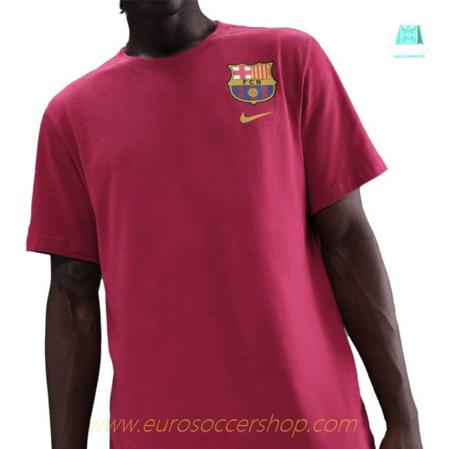 2025-2026 Barcelona Crest Tee (Shield Red)