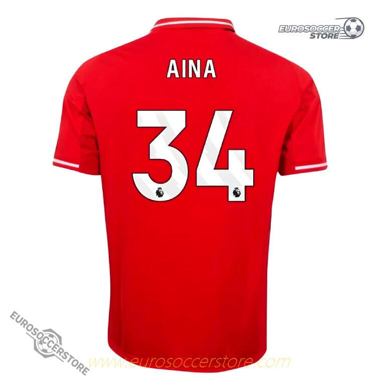 Nottingham Forest AINA 34 Home Jersey for the 25-26 Season