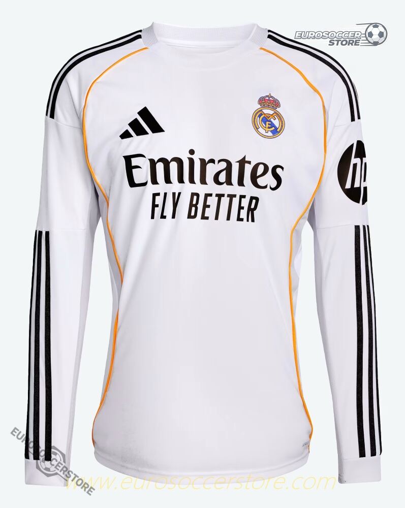 Real Madrid 25-26 Home Long Sleeve Jersey with Fran García 20