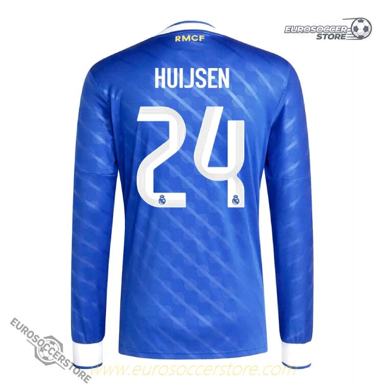 Real Madrid 25-26 Season Third Long Sleeve Jersey - HUIJSEN #24