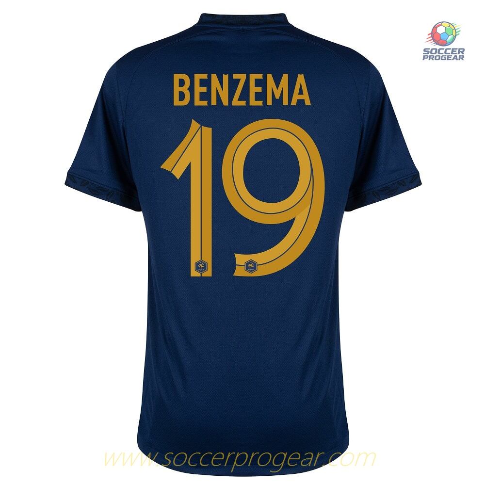 2022 WORLD CUP FRENCH TEAM HOME JERSEY BENZEMA