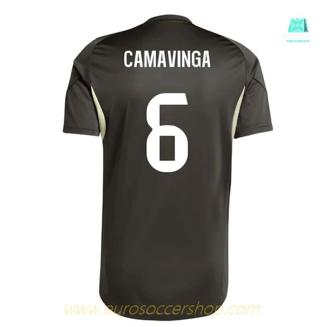 2025-2026 Real Madrid Training Jersey (Utility Grey) (Camavinga 6)