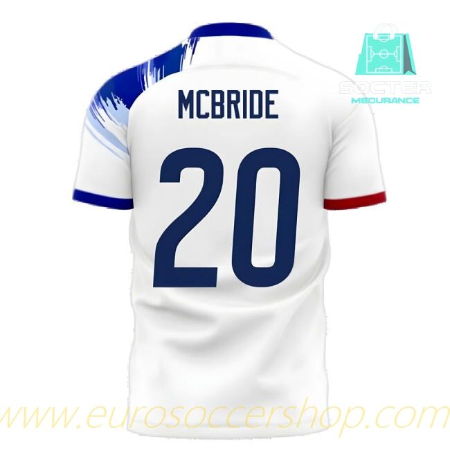 2020-2021 USA Replica Home Football Shirt Libero (MCBRIDE 20)