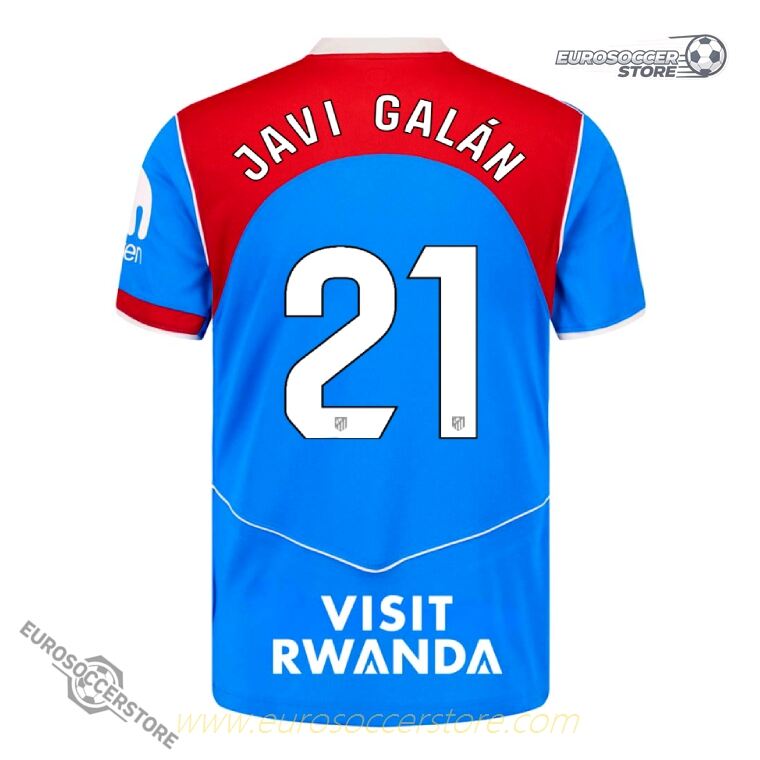 Atletico Madrid 2025-26 Third Jersey with JAVI GALÁN 21