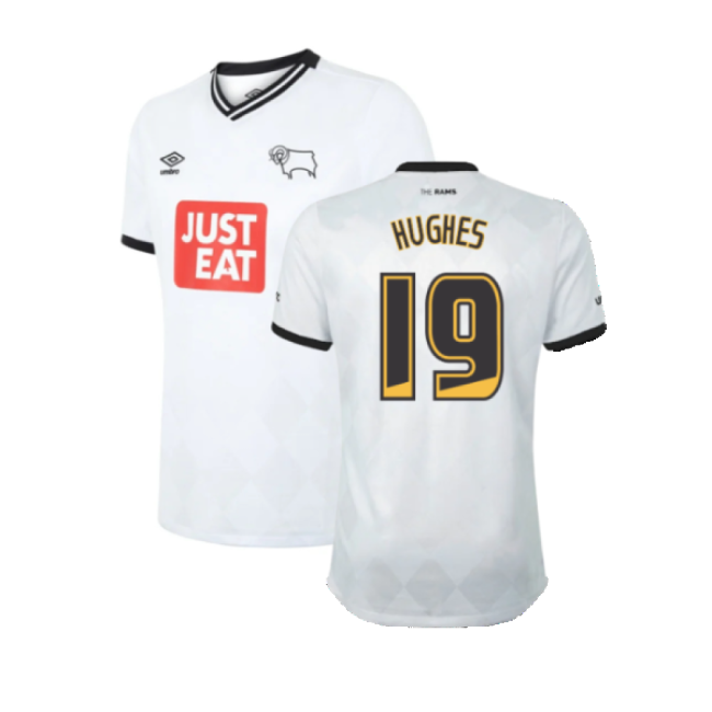 Original Derby County 2015-16 Home Shirt ((Good) XXL) (Hughes 19)