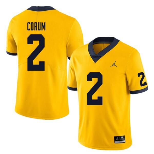 Men Ncaa Team #2 Yellow Men Elite Jersey - Value - Budget