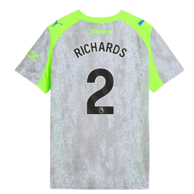 Man City 2025-20 Third Shirt Richards #2 M S Kids