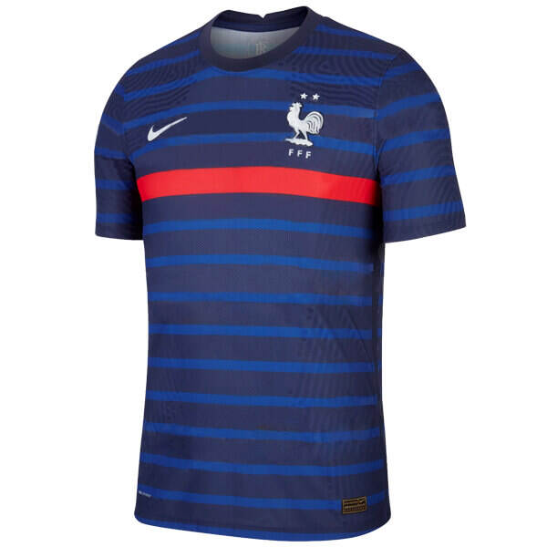FRANCE 2020 HOME BLUE STRIPE SOCCER JERSEY SHIRT - Official Replica