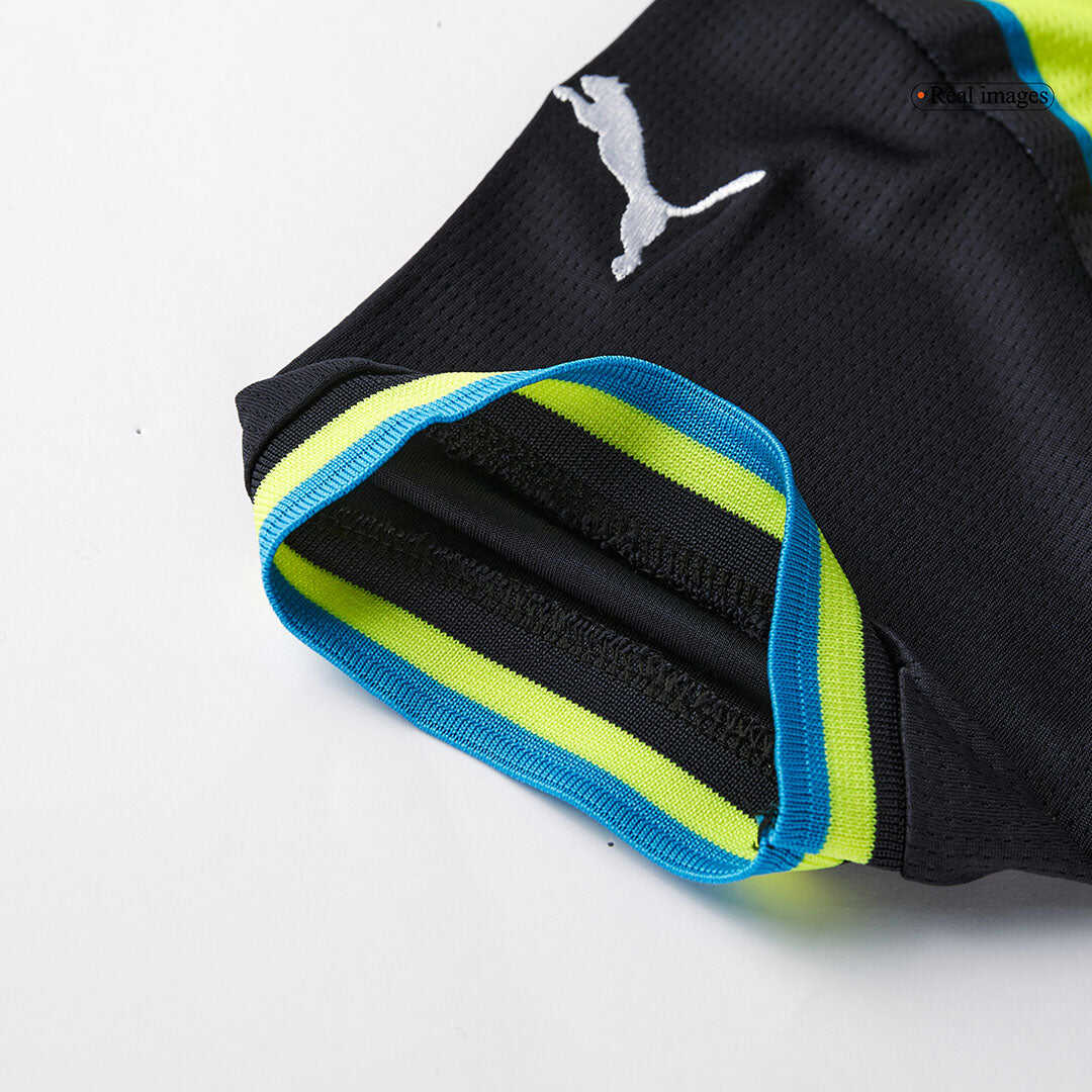 Kid's Manchester City Away Soccer Jersey Kit(Jersey+Shorts+Socks) 2024