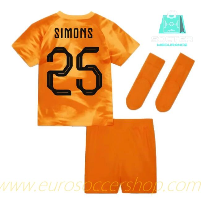 2022-2023 Holland World Cup Home Shirt (Simons 25)