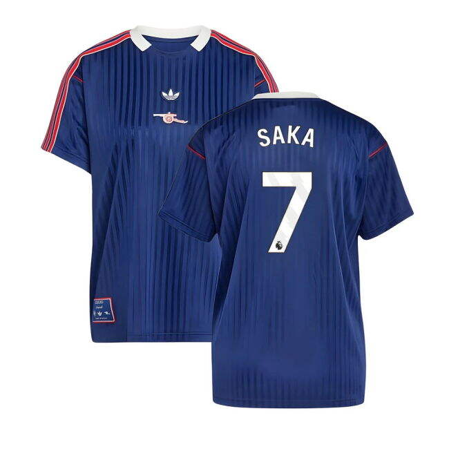Adult Arsenal Terrace Icons Shirt (Navy) (Saka 7)