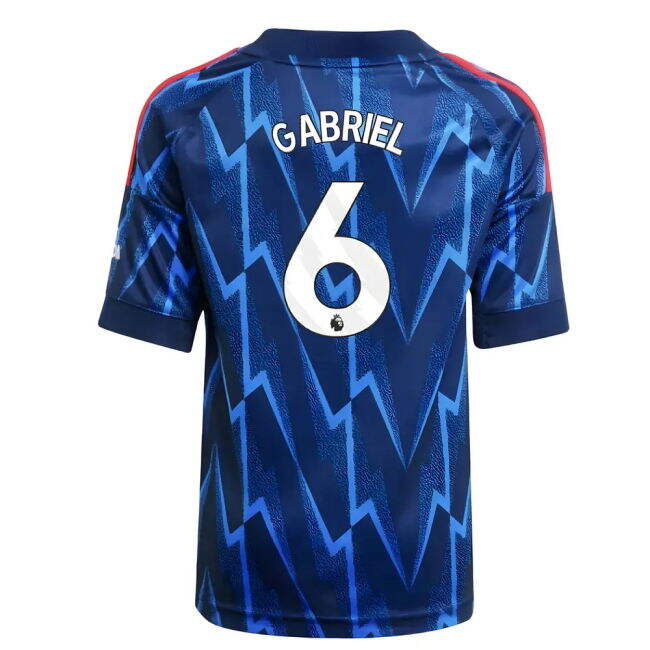 Vintage 2025-2026 Arsenal Away Quick-Dry - Authentic Gabriel 6 Ad#828