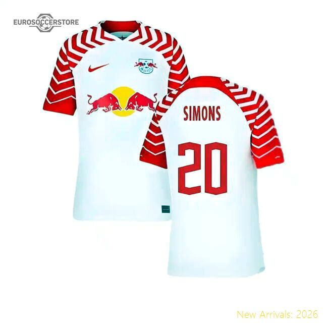 Trending 2023-2024 Red Bull Leipzig Home Shirt (Kids) (Simons 20)