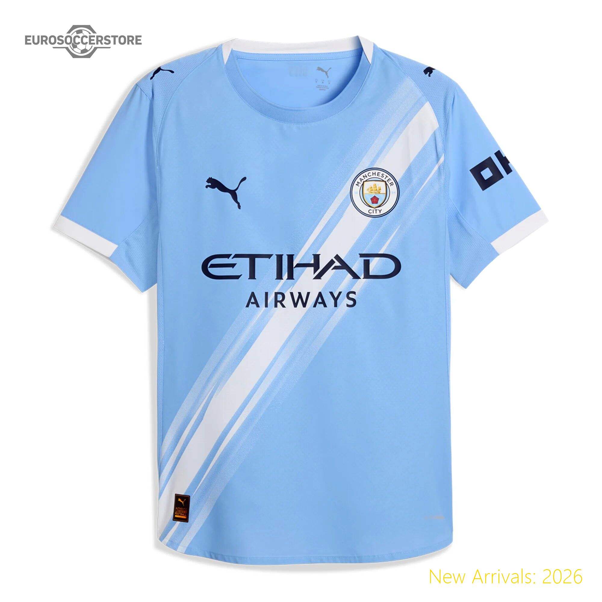 Officially Approved Durable Men Mci Soccer Star Home Jersey 2023