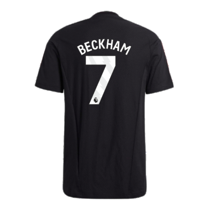 2023-20 Man Utd Training Football Shirt Beckham Name & Number L M