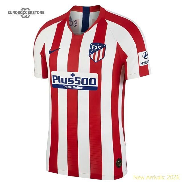 Atletico Madrid Official Home Jersey Spanish League Advanced Textile