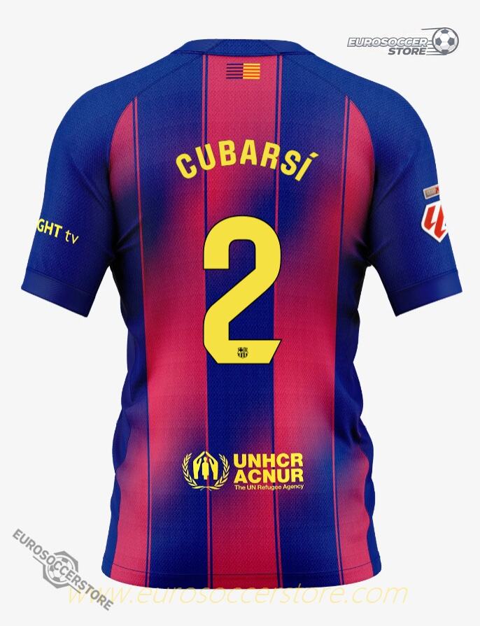 Barcelona x Ed Sheeran El Clásico CUBARSÍ 2 Jersey 25-26 Season