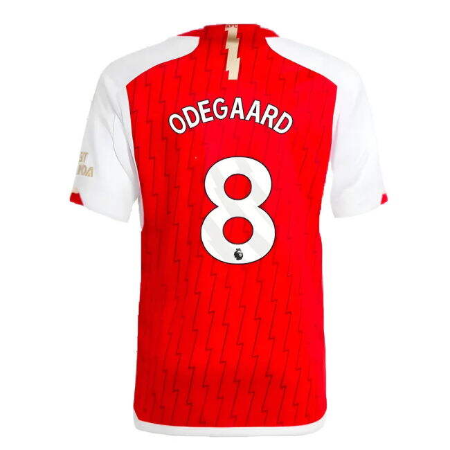 2023-2024 Arsenal Home Shirt (Kids) (Odegaard 8) - official style