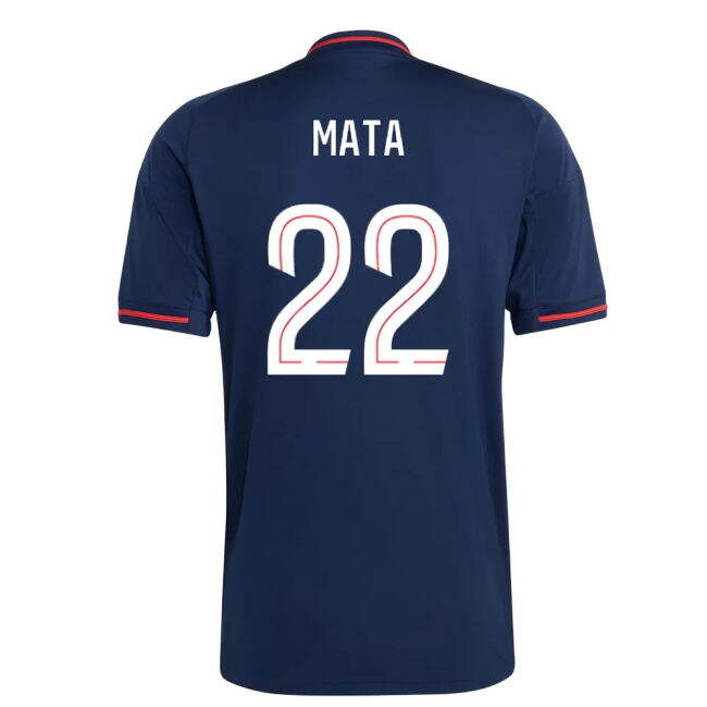 Professional Style Lyon Pro Appearance Away Player Jersey (Mata 22)