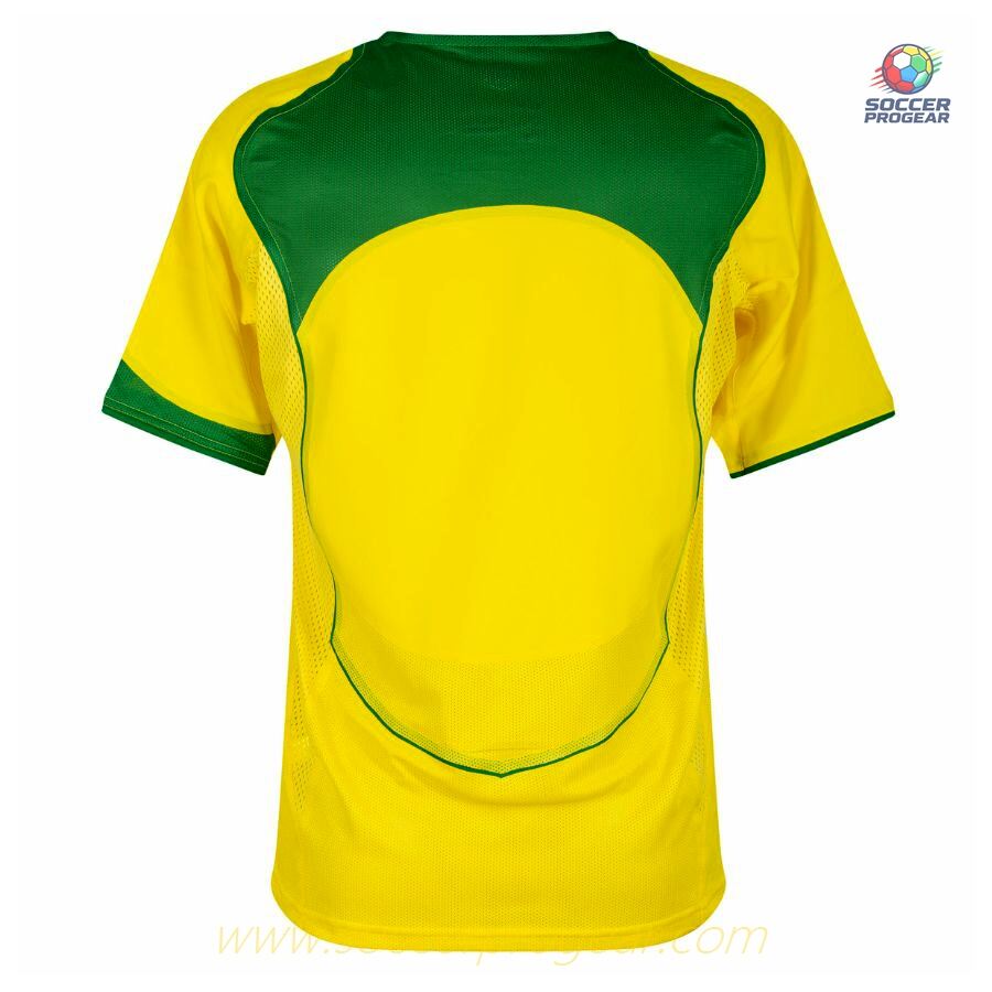 Brazil Home Team Soccer Shirt 2004 2005