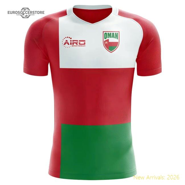 Top Oman Concept 20252026 Home Jersey () Aeroready Breathable