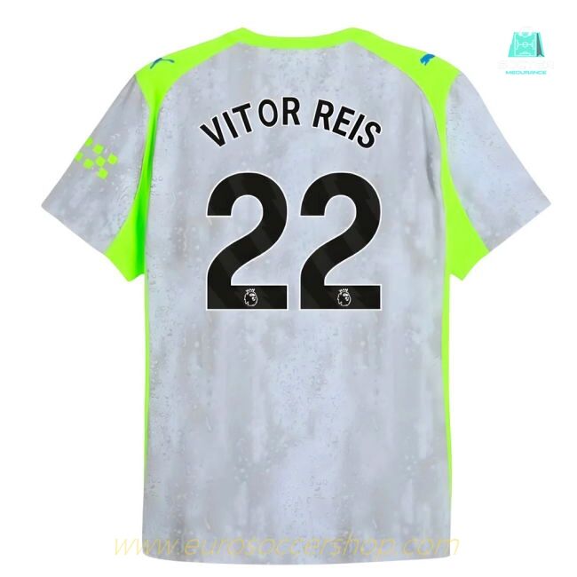 2025-2026 Man City Authentic Third Shirt (Vitor Reis 22)