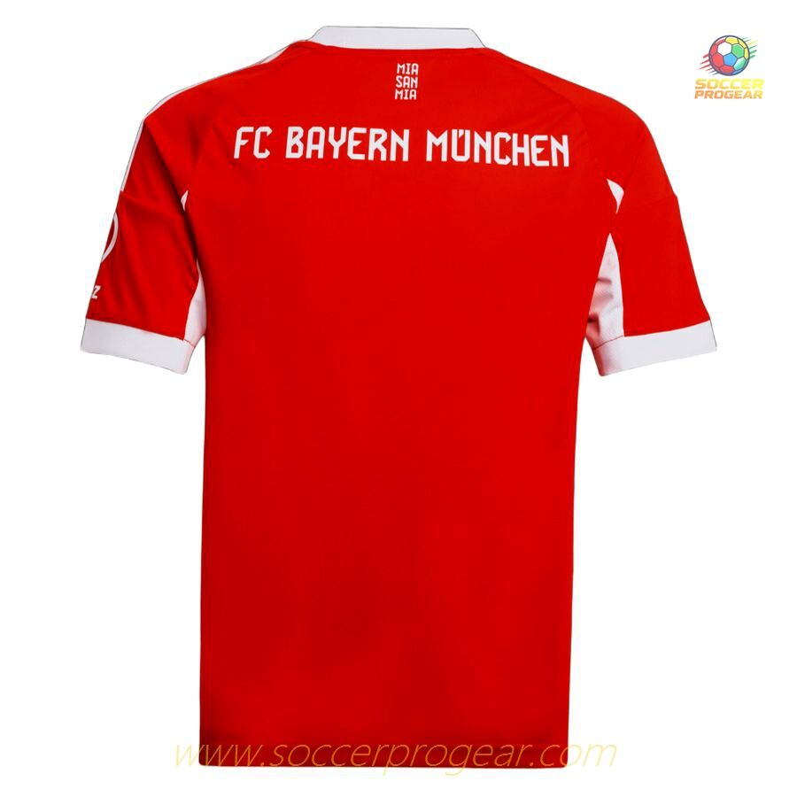 Team Soccer Football Shirt Children Bayern Munich Home 2025-2026 Season