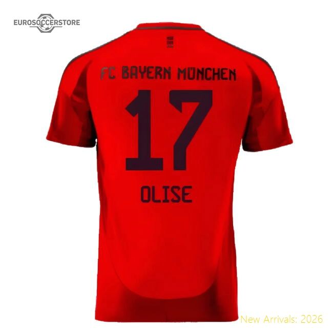 Exceptional 2024-2025 Bayern Munich Main Jersey (olise 17)