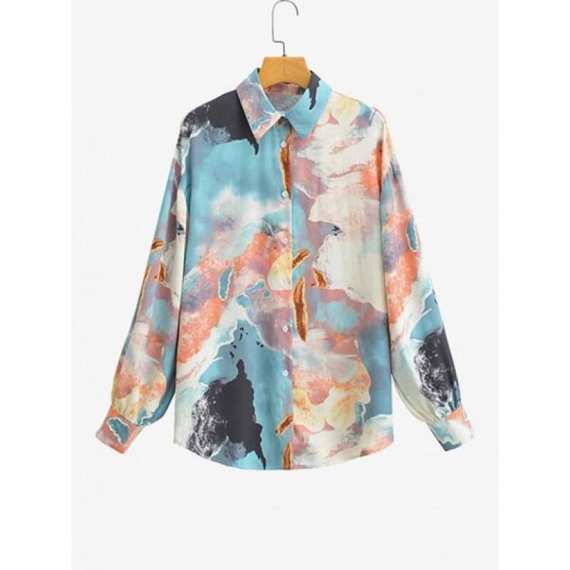 Tie Dye Long Sleeve Shirt WB6706