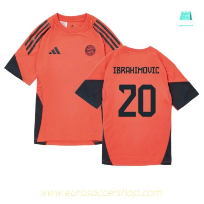 2025-2026 Bayern Munich Training Shirt (Easy Coral) - Kids (Ibrahimovic 20)