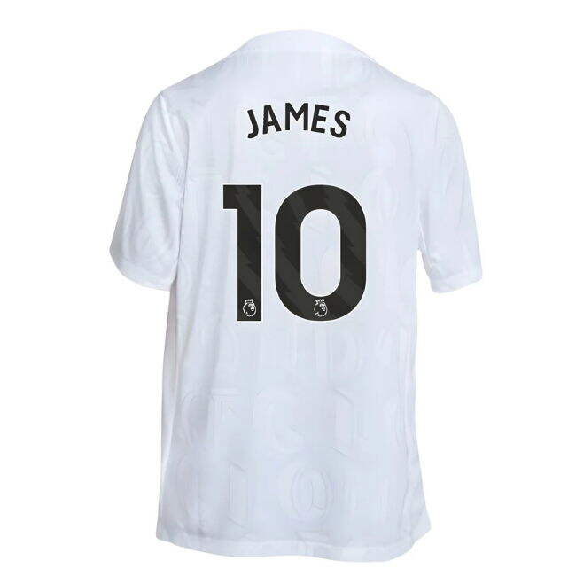2025-2026 Chelsea Academy Pro Pre-Match Football Top (White) (James 10)