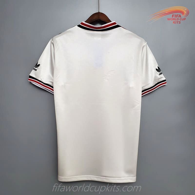 Manchester United 84-86 Away White Football Kit
