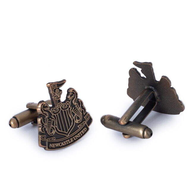 Chic Newcastle Newcastle United FC Antique Gold Cufflinks for Fan Wear