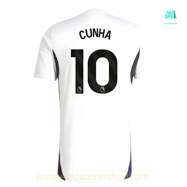 2025-2026 Man Utd Training Jersey (White) (Cunha 10)