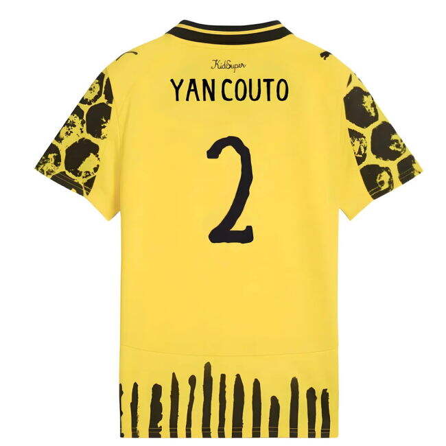 2025-2026 Borussia Dortmund Premium Shirt - Kids (Yan Couto 2)
