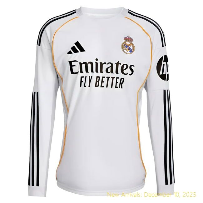 2025-2026 Real Madrid (rm) Home - Breathable Material - Match Day