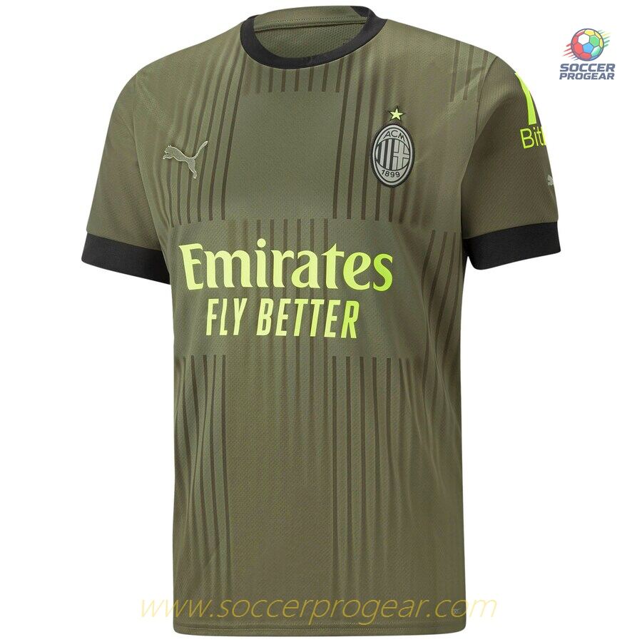 CHILDREN'S KIT JERSEY MILAN AC THIRD 2022 2023