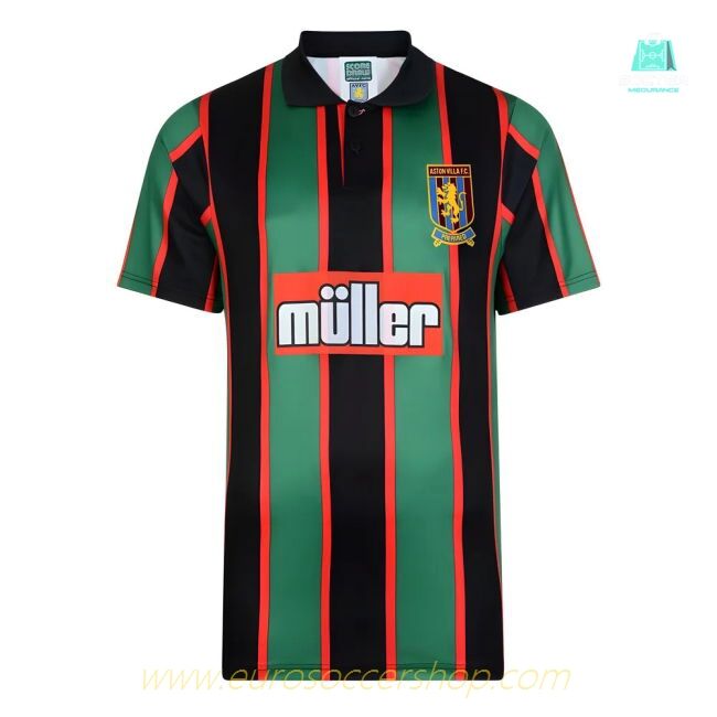 Score Draw Aston Villa 1994 Away Retro Shirt (Your Name)