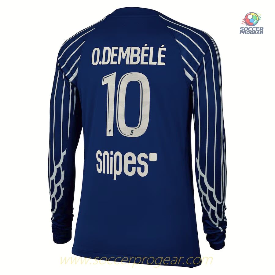 PSG Player Version Fourth Football Jersey 2024-25 Edition LS Edition Dembele