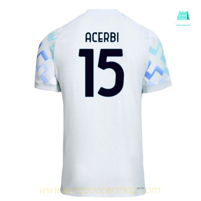 2025-2026 Inter Milan Authentic Away Shirt (Acerbi 15)