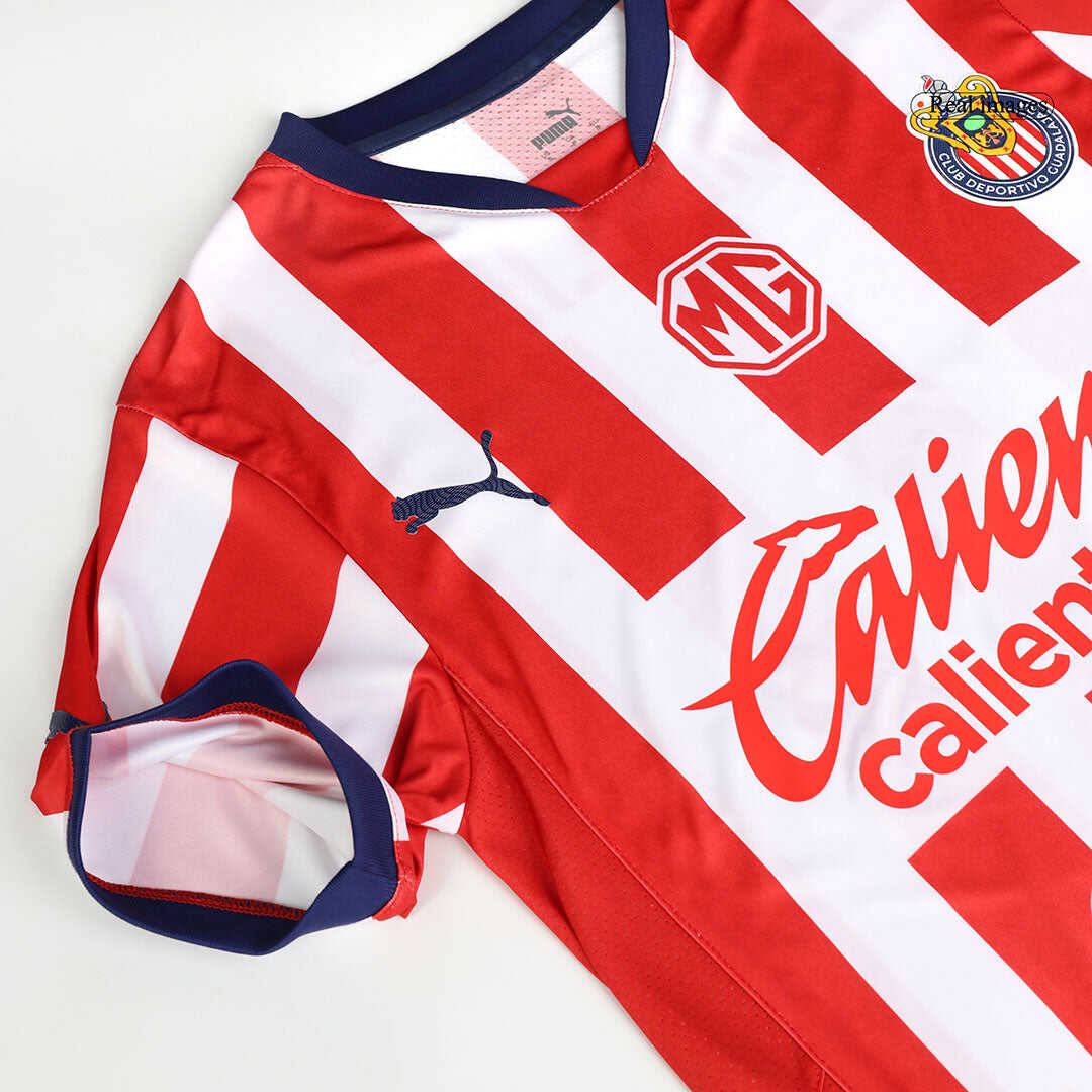 Player Version Chivas Home  Soccer Jersey 2024/25 Authentic Kit