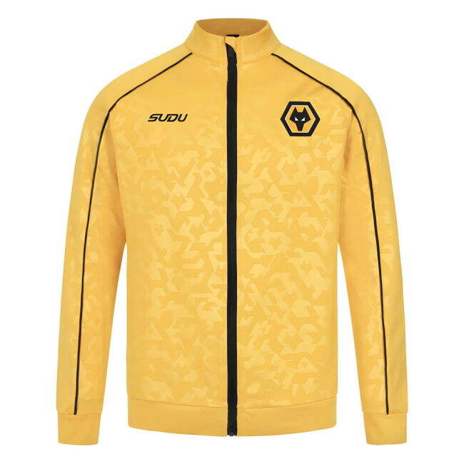 2024-2025 Wolves Pre Match Anthem Jacket - Gold - high quality