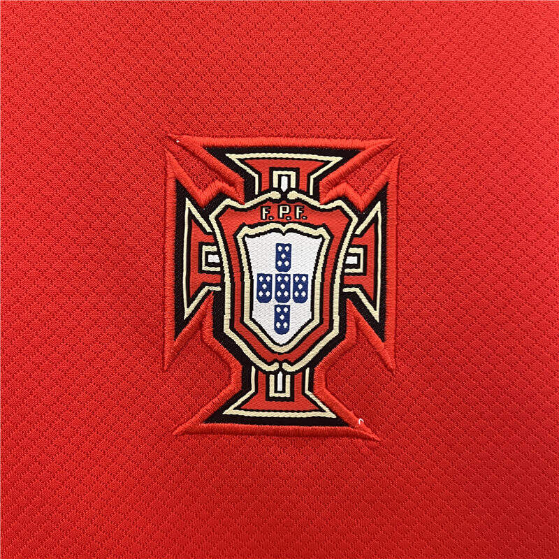 Women's UEFA Euro 2024 Portugal Home Red Soccer Jersey Football Shirt