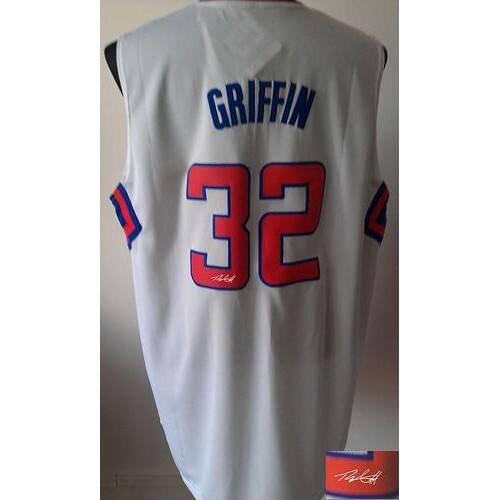 Revolution 30 Autographed Los Angeles Clippers #32 Blake Griffin White Stitched NBA Jersey Mens