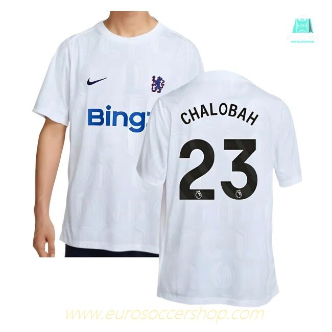 2025-2026 Chelsea Academy Pro Pre-Match Football Top (White) (Chalobah 23)